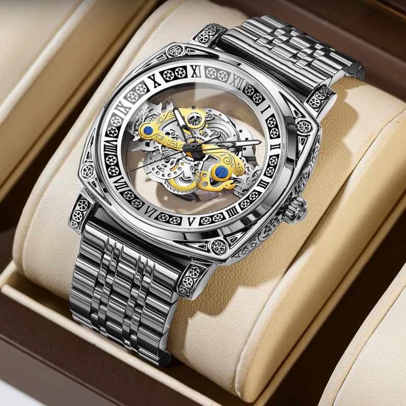 Vintage Digital Watch - 2026 New Vintage Carved Watch For