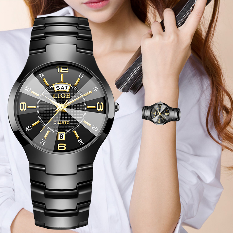Luxury Ceramic Watch - LIGE Fashion Elegant Women's Wristwatch Luxury