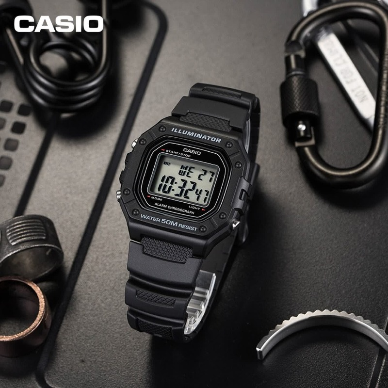 Vintage Digital Watch - Original Casio W-218H-1A Digital Sports Watch