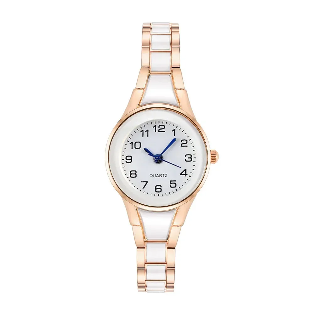 Luxury Ceramic Watch - Fashion Women Digital Wristwatch Blue Needle