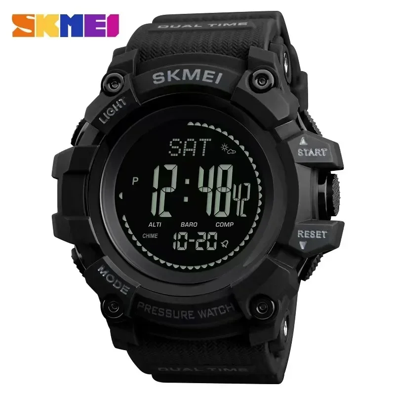 Altimeter Compass Watch - SKMEI 1358 Altimeter Weather Tracker Waterproof