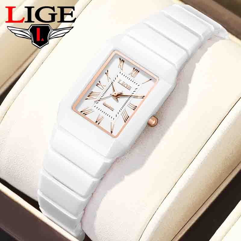 LIGE Watch Women's Wristwatch  - đánh giá và giá Luxury Ceramic Watch