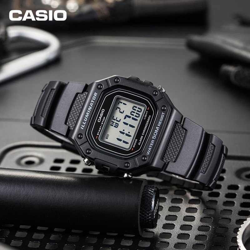 Original Casio W-218H-1A Digit - đánh giá và giá Vintage Digital Watch