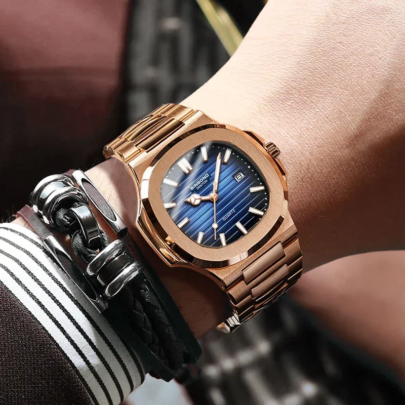 New Switzerland Man Casual Ros - đánh giá và giá Smartwatch New Watches For Men