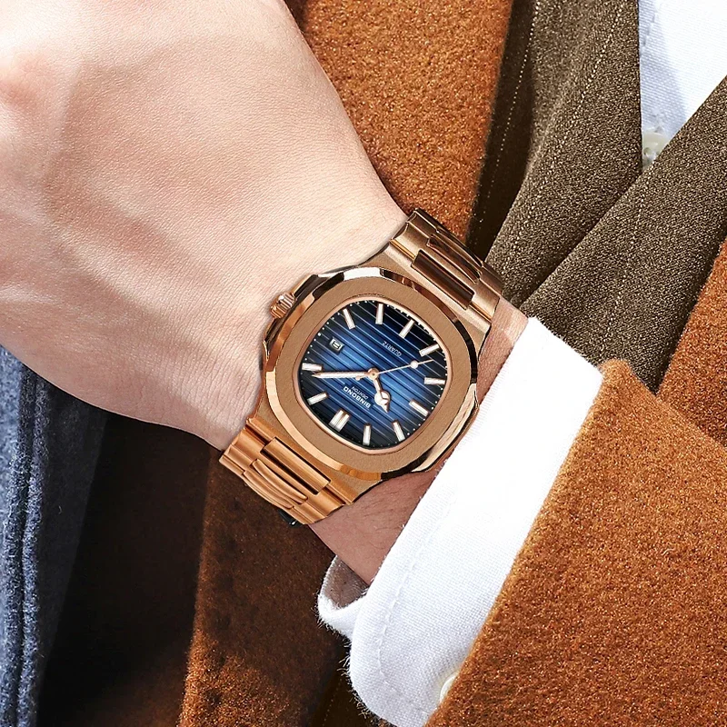 New Switzerland Man Casual Ros - đánh giá và giá Smartwatch New Watches For Men
