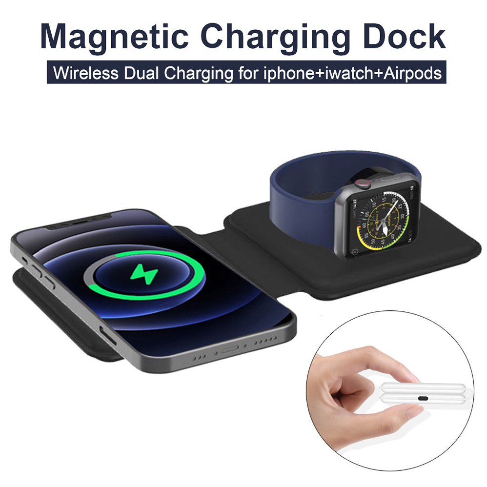 2IN1 Magsafe Duo Từ Bộ Sạc Khô - đánh giá và giá Xwatch Smartwatch
