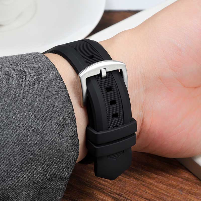 Notched silicone rubber watch  - đánh giá và giá Omega Watch Constellation