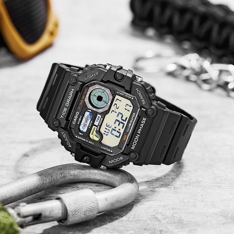 Casio WS-1700H Series Digital  - đánh giá và giá Vintage Digital Watch