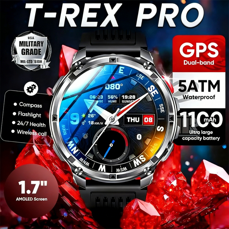 Outdoors Military Smart Watche - đánh giá và giá Smartwatch Running Watches For Men