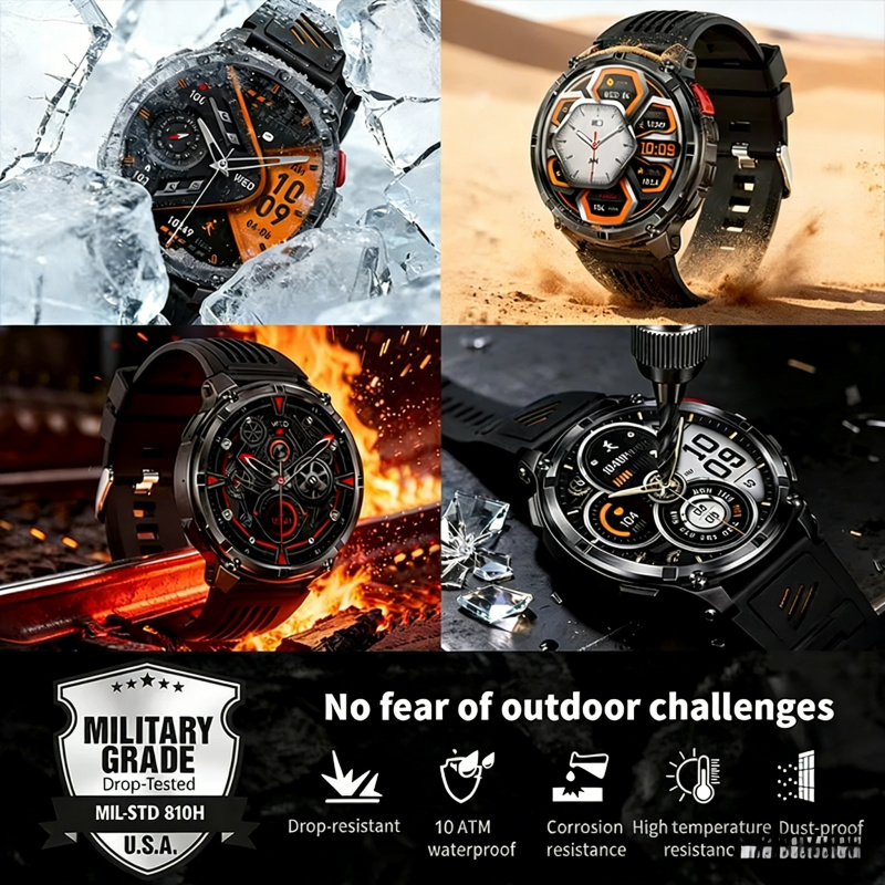 Outdoors Military Smart Watche - đánh giá và giá Smartwatch Running Watches For Men