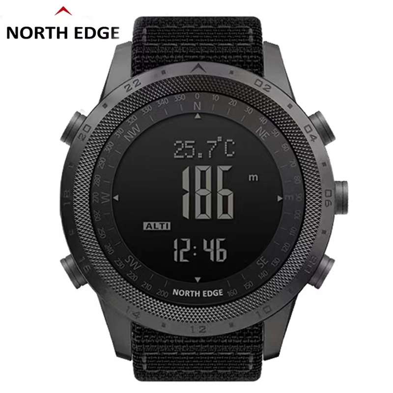 NORTH EDGE DESERT Men Digital  - đánh giá và giá Altimeter Compass Watch