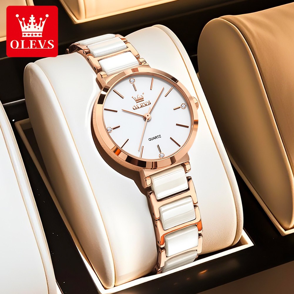 OLEVS 5877 Hot Sale Watches fo - đánh giá và giá Luxury Ceramic Watch