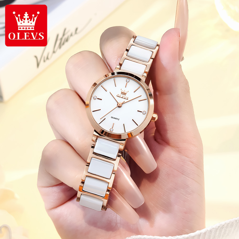 OLEVS 5877 Hot Sale Watches fo - đánh giá và giá Luxury Ceramic Watch