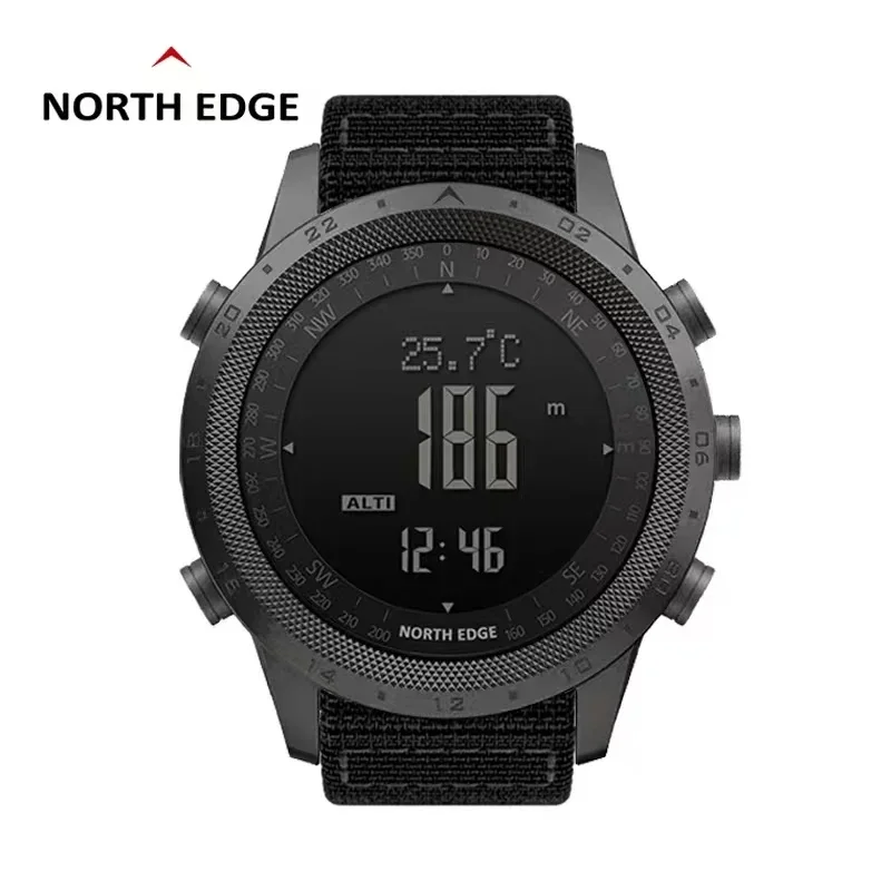 Men Digital Watch NORTH EDGE D - đánh giá và giá Altimeter Compass Watch