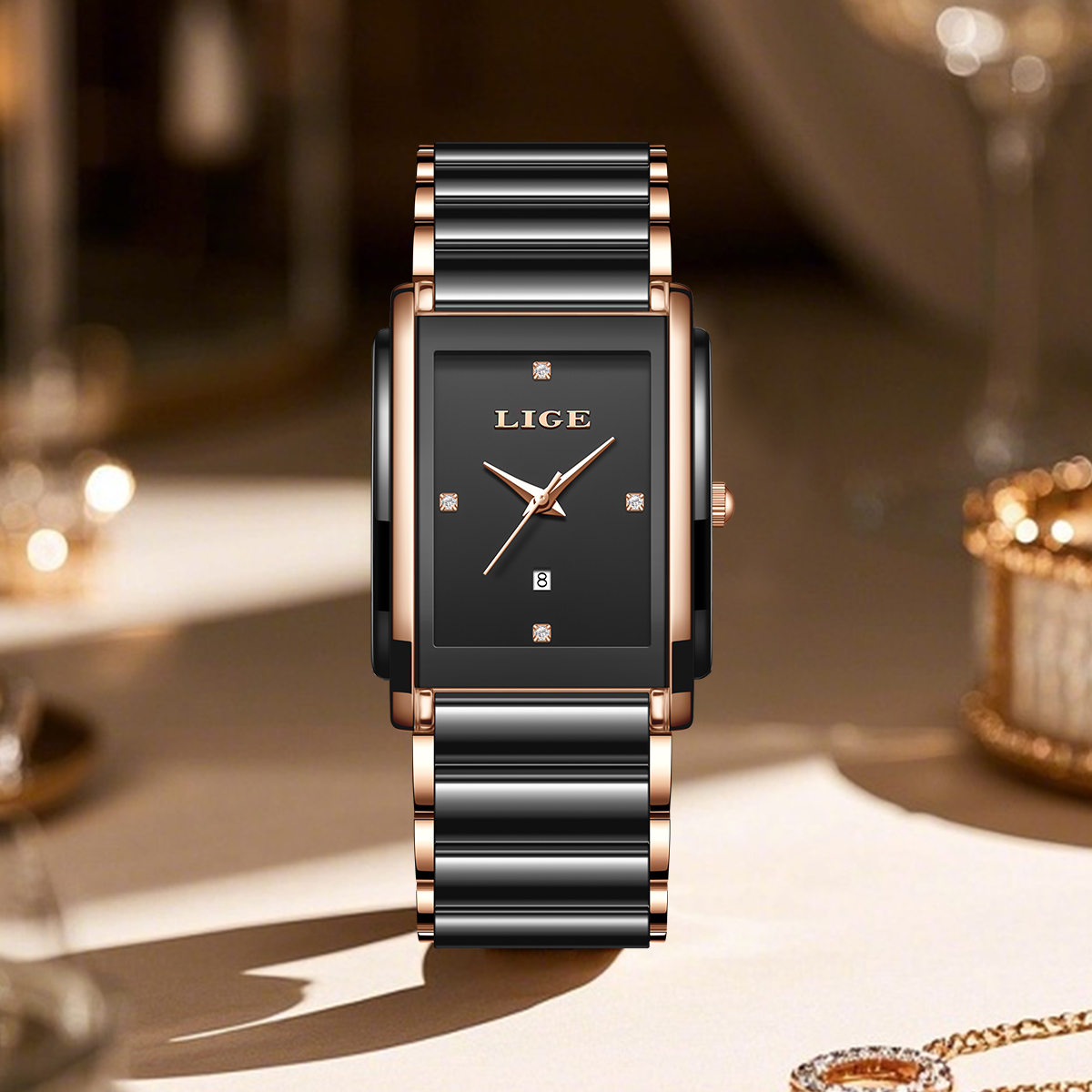 LIGE Fashion Elegant Watch for - đánh giá và giá Luxury Ceramic Watch