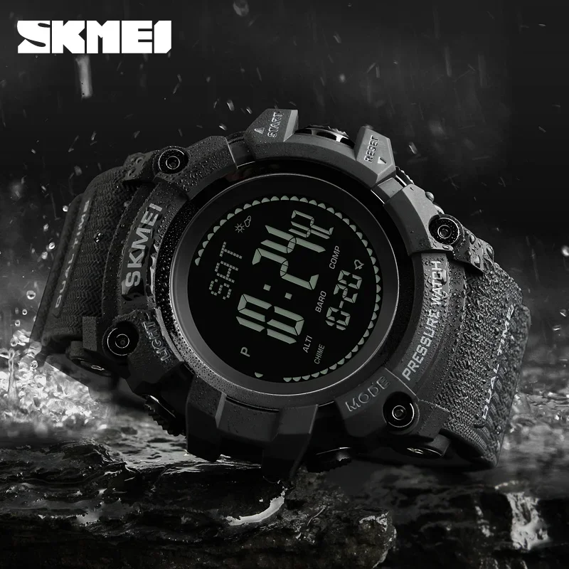 SKMEI 1358 Altimeter Weather T - đánh giá và giá Altimeter Compass Watch
