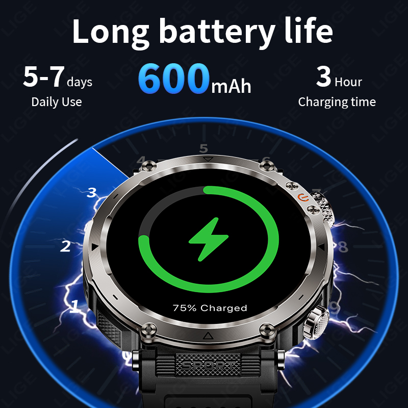 New Military Outdoor Smartwatc - đánh giá và giá Smartwatch New Watches For Men