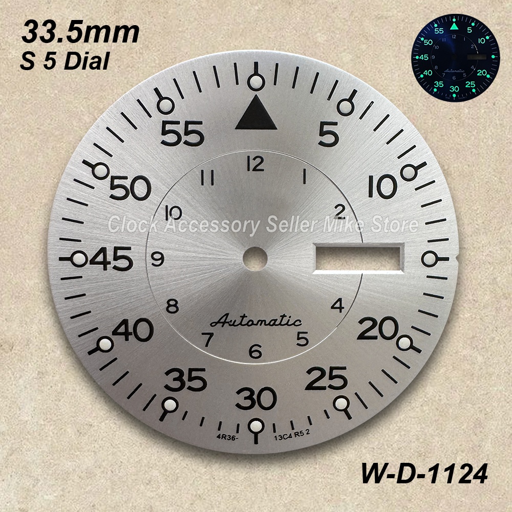 33.5mm Sunray S 5 Dial Fit NH3 - đánh giá và giá Watch Movement Rotor